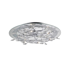 Aurora Crystal Ceiling Lights Diyas Flush Crystal Fittings Aurora Crystal Ceiling Lights Diyas Flush Crystal Fittings